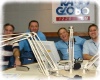 Com Felipe Cardoso, Gilson Ricardo e Marcus Vinicius no Estúdio da Globo AM/RJ 2008