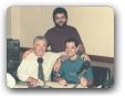 Estudio da Globo AM com Haroldo de Andrade e Operador Prime Santos 12/1994